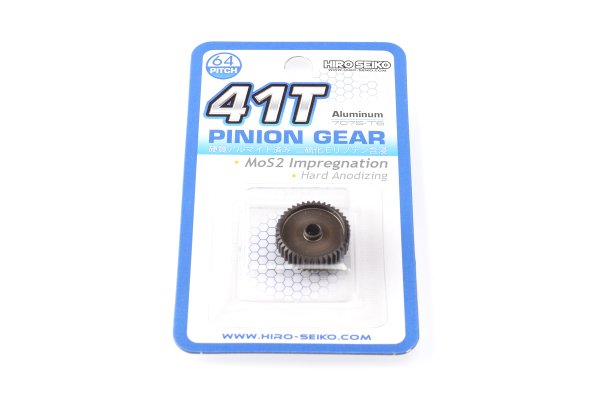 Hiro Seiko Hard Coated Alum. Pinion Gear (MoS2) DP64 / 41T - 55T